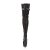Pleaser DELIGHT-3025ML Black Faux Leather-Mesh-Lace/Black Matte EU-35 / US-5