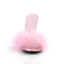 Fabulicious CLASSIQUE-01F Mules Faux Leather Pink EU-38 / US-8