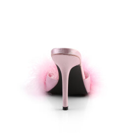 Fabulicious CLASSIQUE-01F Mules Faux Leather Pink EU-39 / US-9
