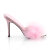 Fabulicious CLASSIQUE-01F Mules Faux Leather Pink EU-39 / US-9