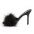 Fabulicious CLASSIQUE-01F Mules Faux Leather Black EU-35 / US-5