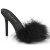 Fabulicious CLASSIQUE-01F Mules Faux Leather Black EU-38 / US-8