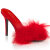 Fabulicious CLASSIQUE-01F Mules Faux Leather Red EU-42 / US-12