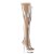 Pleaser DELIGHT-3026 Clear-Silver Metalic Pu-TPU/Clear EU-35 / US-5