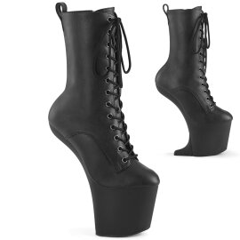 Pleaser CRAZE-1040 Platform Ankle Boots Faux Leather Black EU-40 / US-10