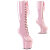 Pleaser CRAZE-2023 Platform Knee-High Knee-High Boots Patent Pink EU-37 / US-7