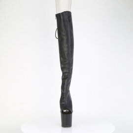 Pleaser CRAZE-3019 Platform Overknee Boots Faux Leather...
