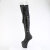 Pleaser CRAZE-3050 Platform Overknee Boots Faux Leather Black EU-37 / US-7