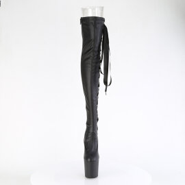 Pleaser CRAZE-3050 Platform Overknee Boots Faux Leather...