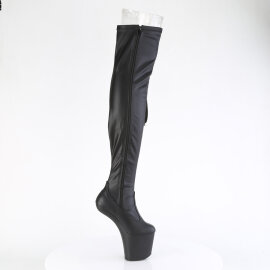 Pleaser CRAZE-3050 Platform Overknee Boots Faux Leather Black EU-40 / US-10