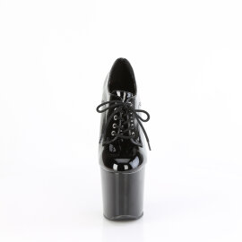 Pleaser CRAZE-860 Platform Ankle Boots Patent Black EU-36...