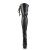 Pleaser DELIGHT-3050 Black Stretch Faux Leather/Black Matte EU-39 / US-9