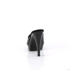 Fabulicious COCKTAIL-501 Platform Mules Black EU-43 / US-13