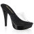 Fabulicious COCKTAIL-501 Platform Mules Clear Black EU-41 / US-11