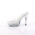 Fabulicious COCKTAIL-501 Platform Mules Clear EU-37 / US-7