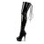 Pleaser DELIGHT-3063 Black Stretch Patent/Black EU-41 / US-11