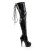 Pleaser DELIGHT-3063 Black Stretch Patent/Black EU-41 / US-11
