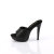 Fabulicious COCKTAIL-501L Platform Mules Leather Black EU-39 / US-9
