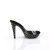Fabulicious COCKTAIL-501SDT Platform Mules Clear Black EU-35 / US-5