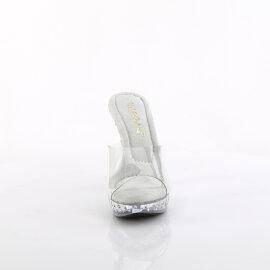 Fabulicious COCKTAIL-501SDT Platform Mules Clear EU-37 /...