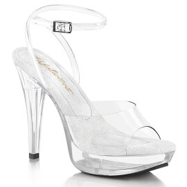 Fabulicious COCKTAIL-506 Platform Sandalettes Clear EU-36...