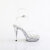 Fabulicious COCKTAIL-506 Platform Sandalettes Clear EU-37 / US-7