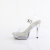 Fabulicious COCKTAIL-507 Platform Sandalettes Clear EU-38 / US-8