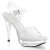 Fabulicious COCKTAIL-508 Platform Sandalettes Clear EU-38 / US-8