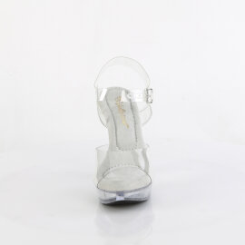 Fabulicious COCKTAIL-508MG Platform Sandalettes Clear...
