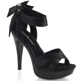 Fabulicious COCKTAIL-568 Platform Sandalettes Black EU-38 / US-8