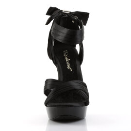 Fabulicious COCKTAIL-568 Platform Sandalettes Black EU-39 / US-9