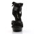 Fabulicious COCKTAIL-568 Platform Sandalettes Black EU-39 / US-9