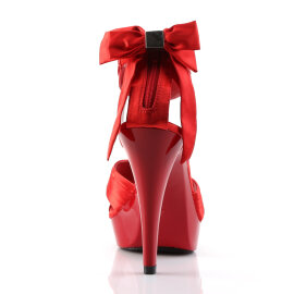 Fabulicious COCKTAIL-568 Platform Sandalettes Red EU-40 / US-10