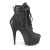 Pleaser DELIGHT-600-05 Black Faux Leather/Black Matte EU-37 / US-7