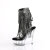 Pleaser DELIGHT-1017RSF Platform Ankle Boots Clear Rhinestones Black EU-35 / US-5