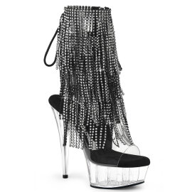 Pleaser DELIGHT-1017RSF Platform Ankle Boots Clear...