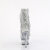 Pleaser DELIGHT-1017RSF Platform Ankle Boots Clear Rhinestones Silver EU-36 / US-6