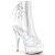 Pleaser DELIGHT-1018C Platform Ankle Boots Clear EU-35 / US-5