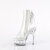 Pleaser DELIGHT-1018C Platform Ankle Boots Clear EU-35 / US-5