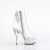 Pleaser DELIGHT-1018C Platform Ankle Boots Clear EU-40 / US-10