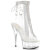 Pleaser DELIGHT-1018C-2RS Platform Ankle Boots Clear Rhinestones Transparent EU-35 / US-5