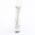 Pleaser DELIGHT-1018C-2RS Platform Ankle Boots Clear Rhinestones Transparent EU-35 / US-5