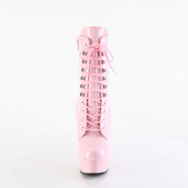 Pleaser DELIGHT-1020 Platform Ankle Boots Patent Pink...