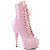 Pleaser DELIGHT-1020 Platform Ankle Boots Patent Pink EU-35 / US-5