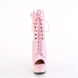Pleaser DELIGHT-1021 Platform Ankle Boots Patent Pink...