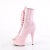 Pleaser DELIGHT-1021 Platform Ankle Boots Patent Pink EU-37 / US-7
