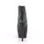 Pleaser DELIGHT-600-13 Black Elastic Band-Black Faux Leather/Black Ma EU-36 / US-6