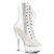 Pleaser DELIGHT-1021C Platform Ankle Boots Clear EU-35 / US-5