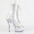 Pleaser DELIGHT-1021C Platform Ankle Boots Clear EU-35 / US-5