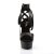 Pleaser DELIGHT-600-14 Black Faux Leather/ Black EU-35 / US-5